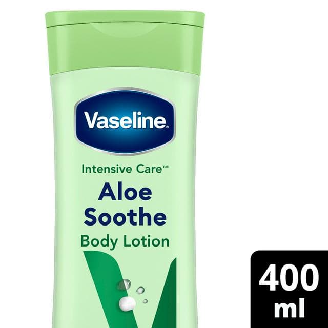 Vaseline Intensive Care Aloe Soothe Body Lotion Hydrates & Refreshes Dry Skin 400ml - gallery image 1