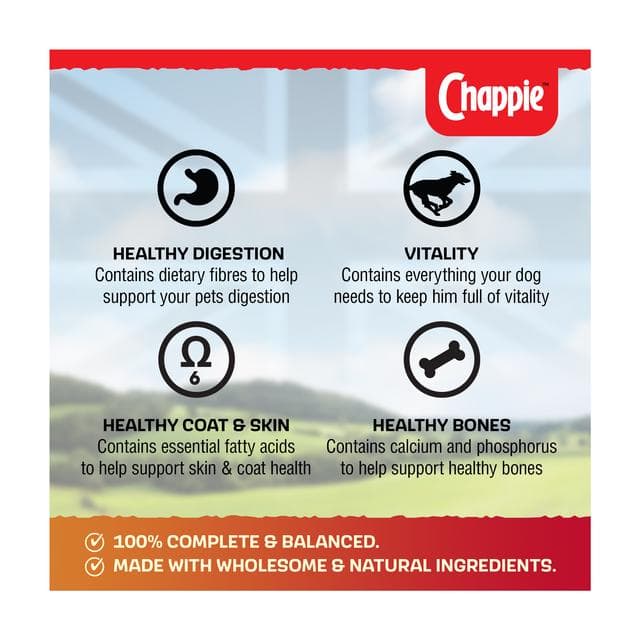 Chappie Adult Wet Dog Food Tins Favourites in Loaf 6x412g - gallery image 4