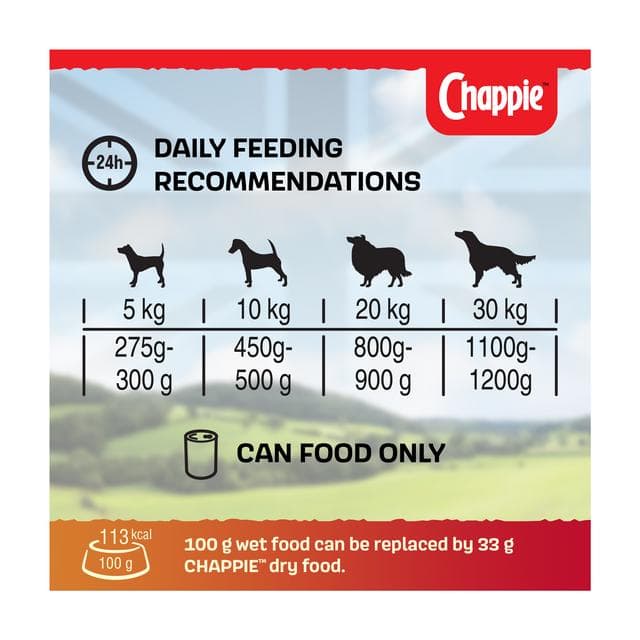 Chappie Adult Wet Dog Food Tins Favourites in Loaf 6x412g - gallery image 5