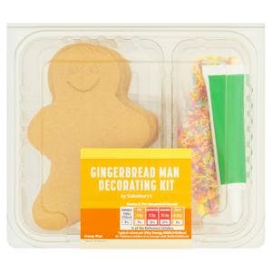 Sainsbury's 197g Gingerbread Man Decorating Kit