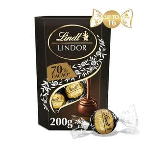 Lindt Lindor Extra Dark Chocolate Truffles Box 200g