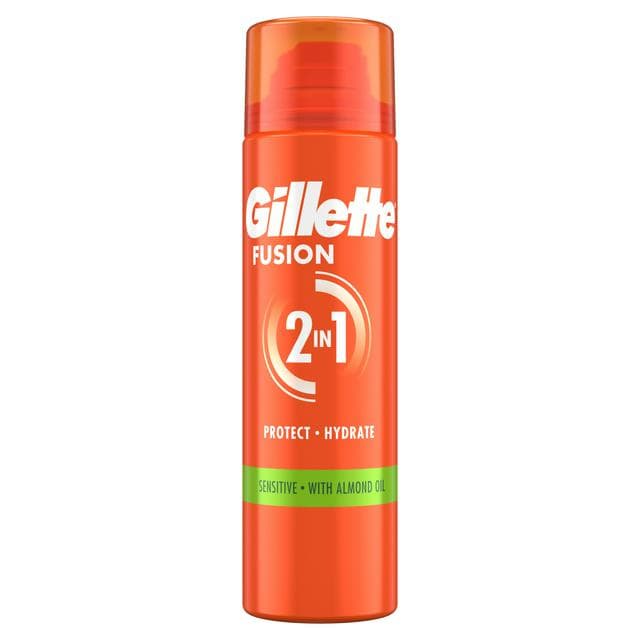 Gillette Fusion Sensitive Skin Shaving Gel 200ml - gallery image 1