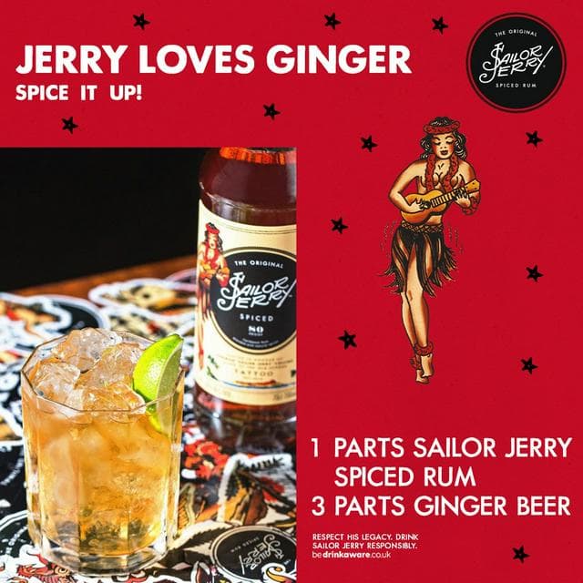 Sailor Jerry The Original Spiced Caribbean Rum 70cl - gallery image 4