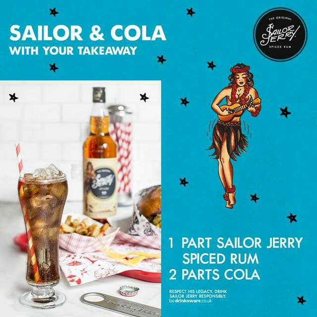 Sailor Jerry The Original Spiced Caribbean Rum 70cl - gallery image 5