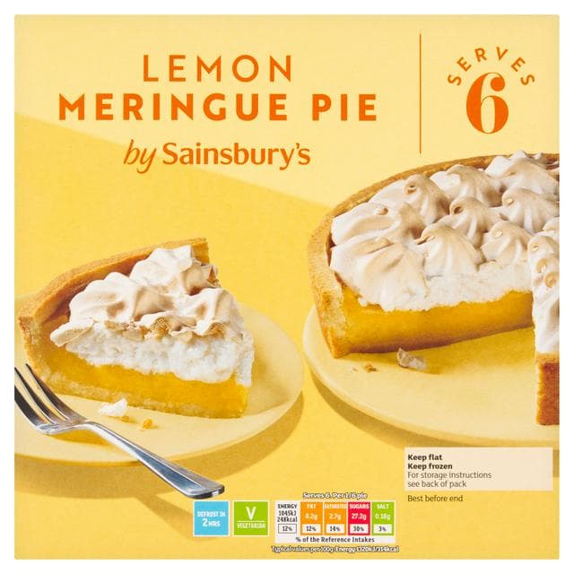 Sainsbury's 475g Lemon Meringue Pie - gallery image 1