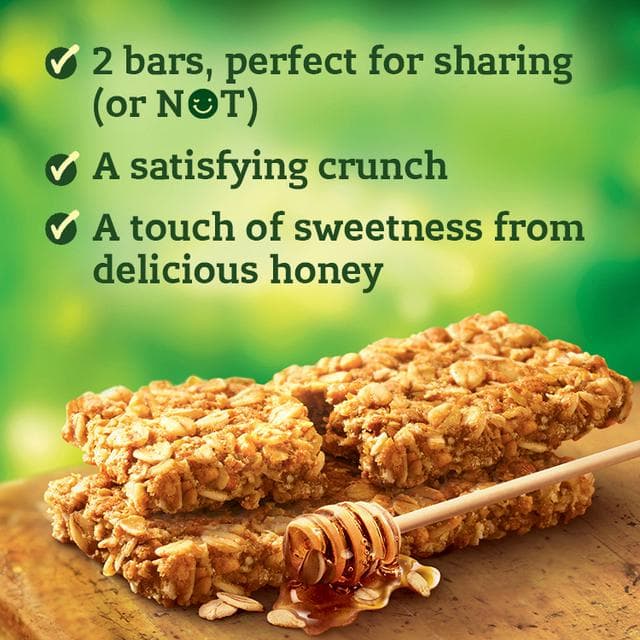 Nature Valley Crunchy Oats & Honey Cereal Biscuit Snack Bars 5x42g - gallery image 3
