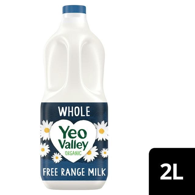 Yeo Valley Organic Fresh Whole Milk 2L - gallery image 1