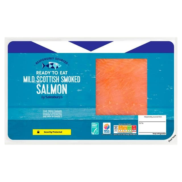 Sainsbury's 300g Mild Scottish Smoked Salmon - gallery image 1