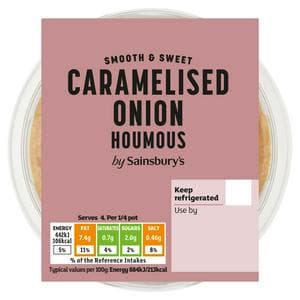 Sainsbury's Caramelised Onion Houmous 200g