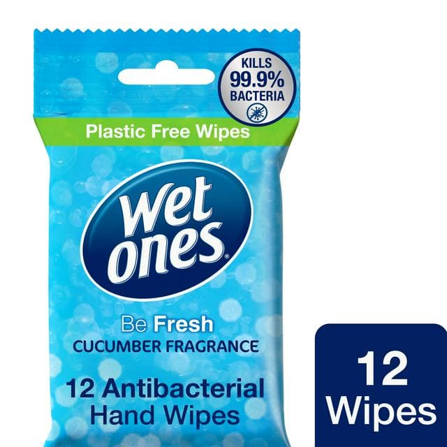 Wet Ones Fresh Antibacterial Hand Wipes x12 - gallery image 1