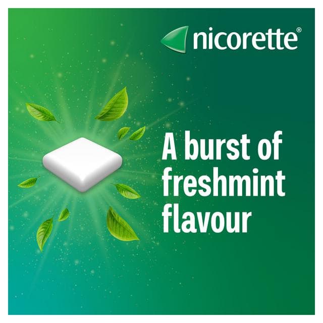 Nicorette Freshmint Chewing Gum - 4mg, x210 Pieces (stop smoking aid) - gallery image 4