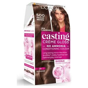L'Oreal Paris Casting Creme Gloss Semi Permanent Hair Dye Light Brown 500