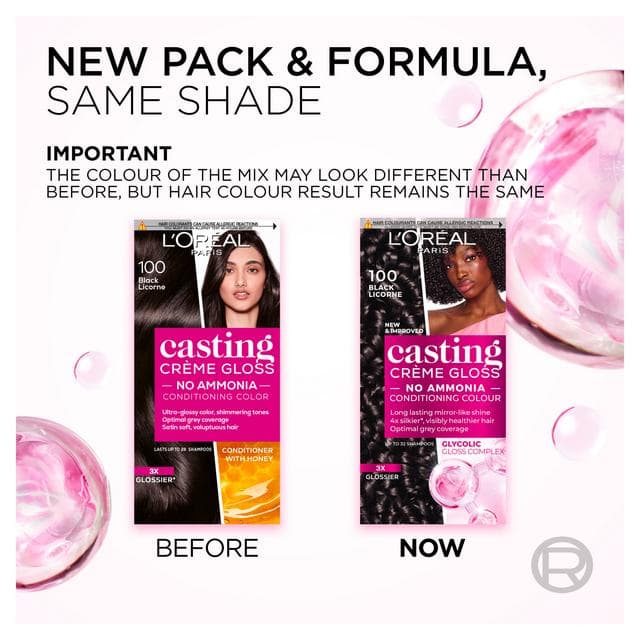 L'Oreal Paris Casting Creme Gloss Semi Permanent Hair Dye Mahogany Brown 550 - gallery image 3