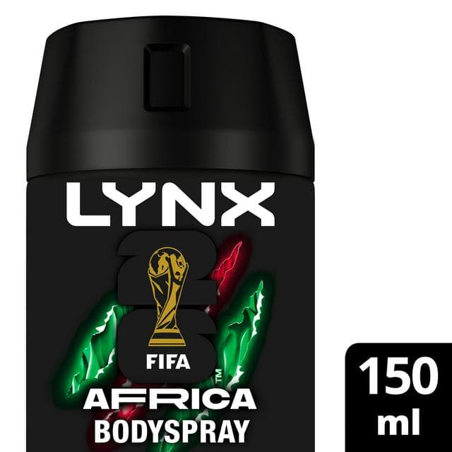 Lynx 150ml Africa 48h Deodorant Aerosol Body Spray for Men - gallery image 1