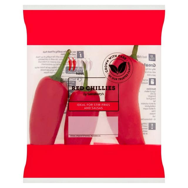 Sainsbury's Red Chillies 65g - gallery image 1
