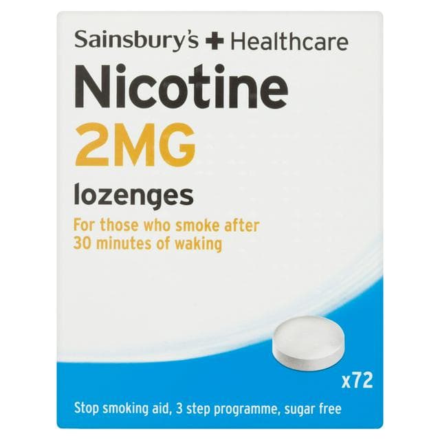 Sainsbury's Nicotine Lozenges, Peppermint 2mg x72 - gallery image 1