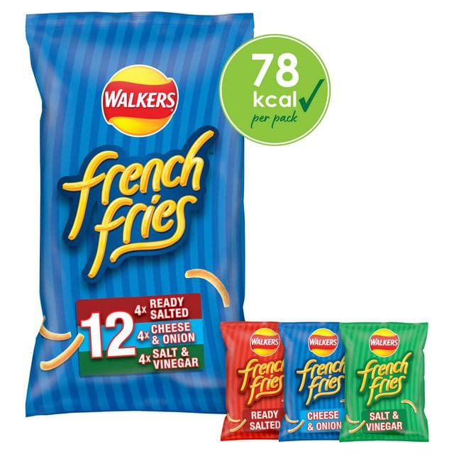 Walkers French Fries Variety Multipack Crisps Snacks 12x18g - gallery image 1