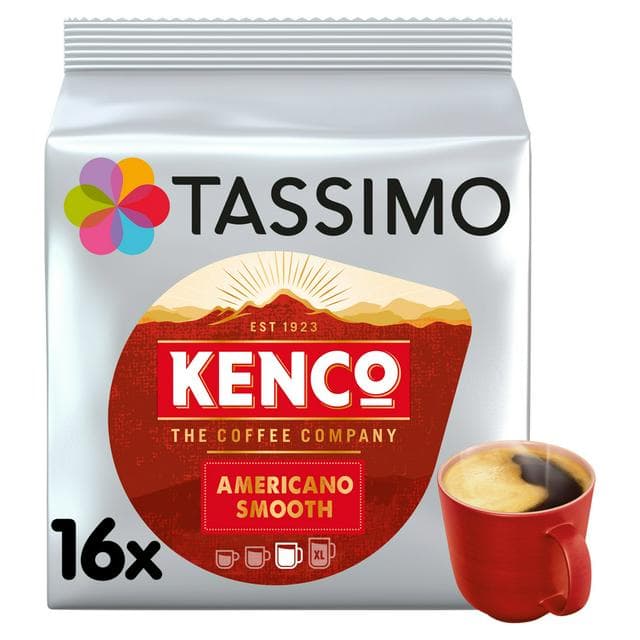 Tassimo Kenco Americano Smooth Coffee Pods x16 - gallery image 1