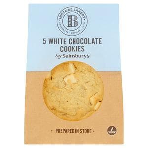 Sainsbury's White Chocolate Cookies x5