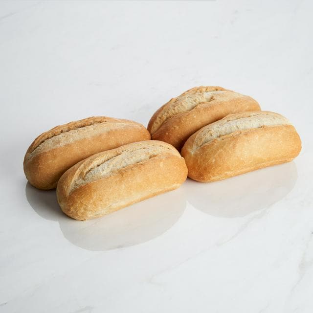 Sainsbury's White Vienna Rolls x4 - gallery image 1