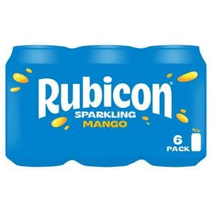 Rubicon Sparkling Mango Juice Soft Drink 6x330ml