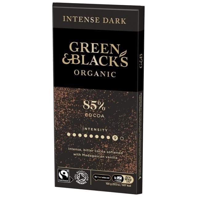 Green & Black's Organic 85% Dark Chocolate Bar 90g - gallery image 6