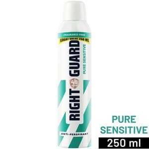 Right Guard Women 48h Antiperspirant Deodorant Pure Sensitive 250ml