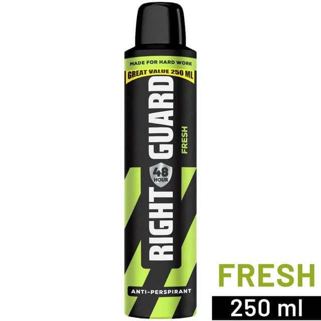 Right Guard Men 48h Antiperspirant Deodorant Fresh 250ml - gallery image 1