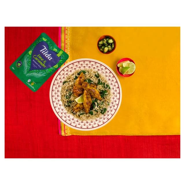 Tilda Microwave Rice Lime & Coriander Basmati 250g - gallery image 4