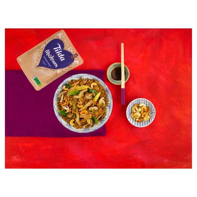 Tilda Microwave Mushroom Basmati Rice 250g - gallery image 4