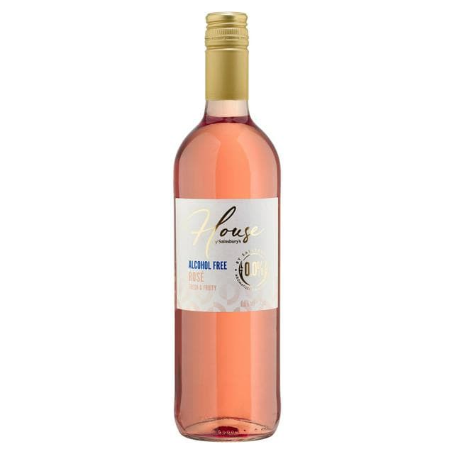 Sainsbury's House Alcohol Free Rosé 75cl - gallery image 1