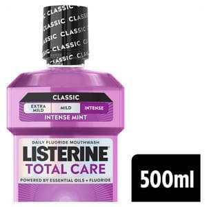 Listerine Total Care 10 in 1 Benefit Clean Mint Mouthwash 500ml