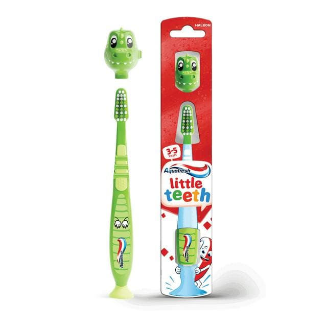 Aquafresh Little Teeth Soft Bristle 3-5 Years Kids Toothbrush - gallery image 1