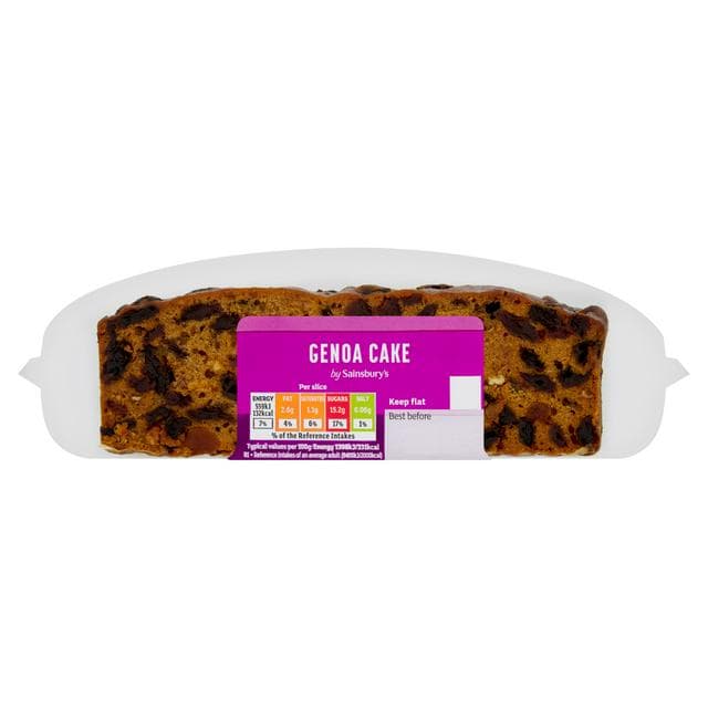 Sainsbury's 320g Genoa Loaf Cake - gallery image 1