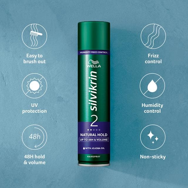 Wella Silvikrin Natural Hold Hairspray 400ml - gallery image 2