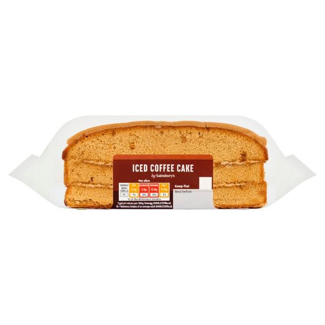 Sainsbury's 293g Iced Coffee Cake - gallery image 1