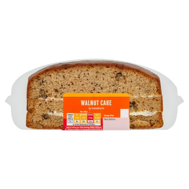 Sainsbury's 306g Walnut Loaf Cake - gallery image 1