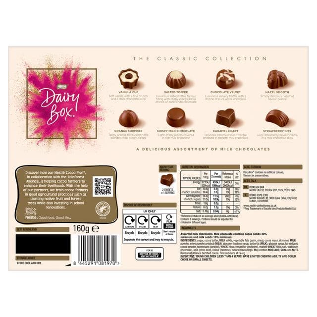 Dairy Box 160g Milk Chocolate Box - gallery image 2