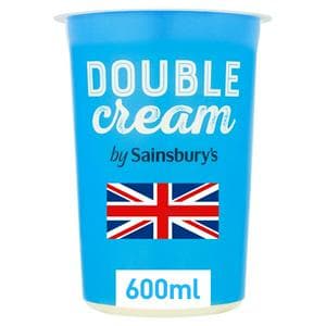 Sainsbury's Double Cream 600ml