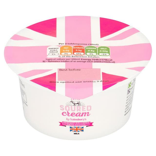 Sainsbury's Fresh Soured Cream 150ml - gallery image 1