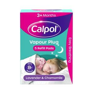 Calpol Vapour Plug Refills Lavender & Chamomile Refill Pads x5