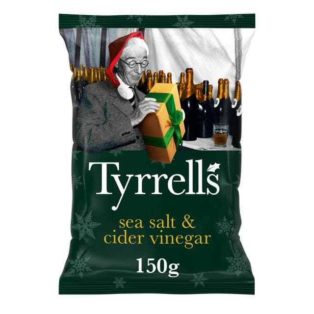 Tyrrells Cider Vinegar & Salt Sharing Crisps 150g - gallery image 1