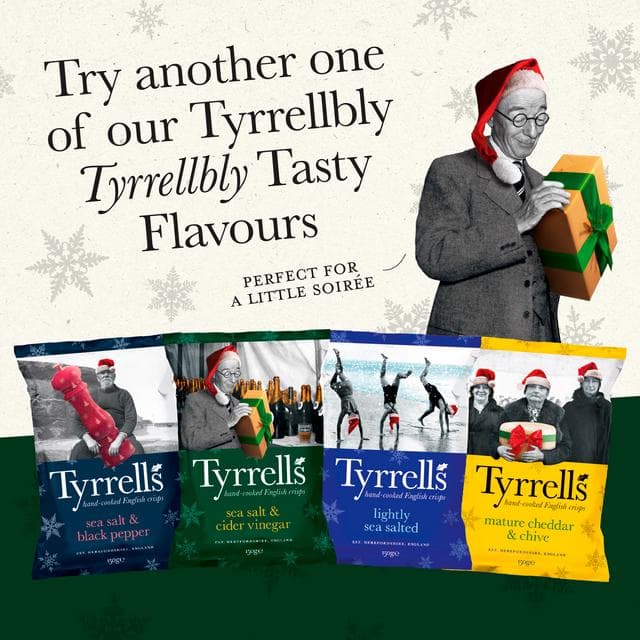 Tyrrells Cider Vinegar & Salt Sharing Crisps 150g - gallery image 2
