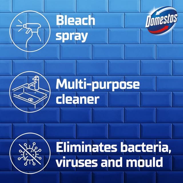 Domestos Multipurpose Bleach Cleaner Spray 700ml - gallery image 5