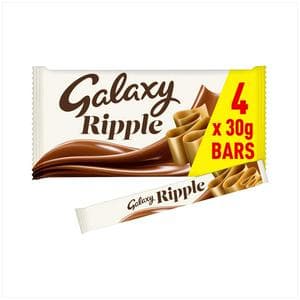 Galaxy Ripple Bars 4 x 30g