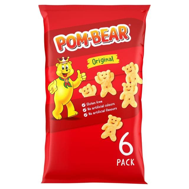 Pom-Bear Original Multipack Crisps 6x13g - gallery image 1