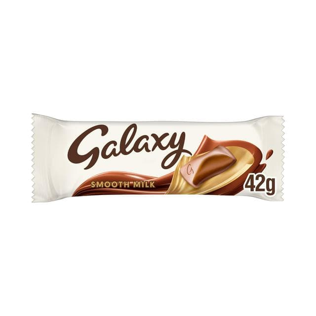 Galaxy Smooth Milk Chocolate Snack Bar Vegetarian 42g - gallery image 1