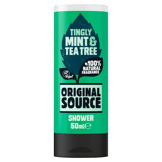 Original Source 50ml Mint & Tea Tree Shower Gel - gallery image 1