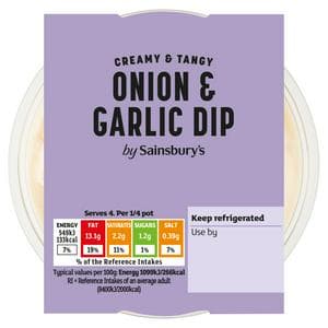 Sainsbury's Onion & Garlic Dip 200g