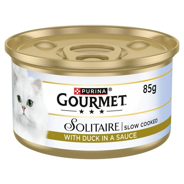 Gourmet Solitaire Duck Wet Cat Food 85g - gallery image 1